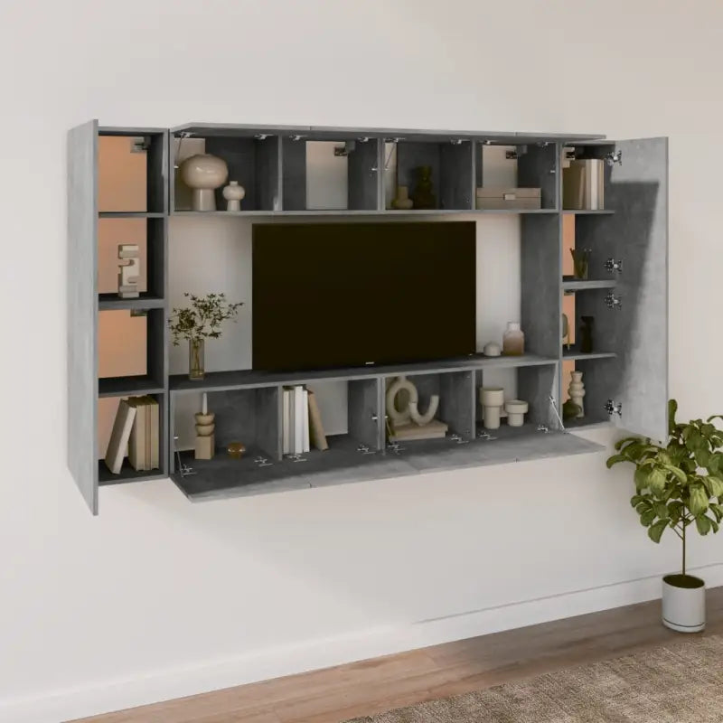 Klassieke Tv-meubels met bewerkt hout voor een stijlvolle woonkamer - Tv-meubels