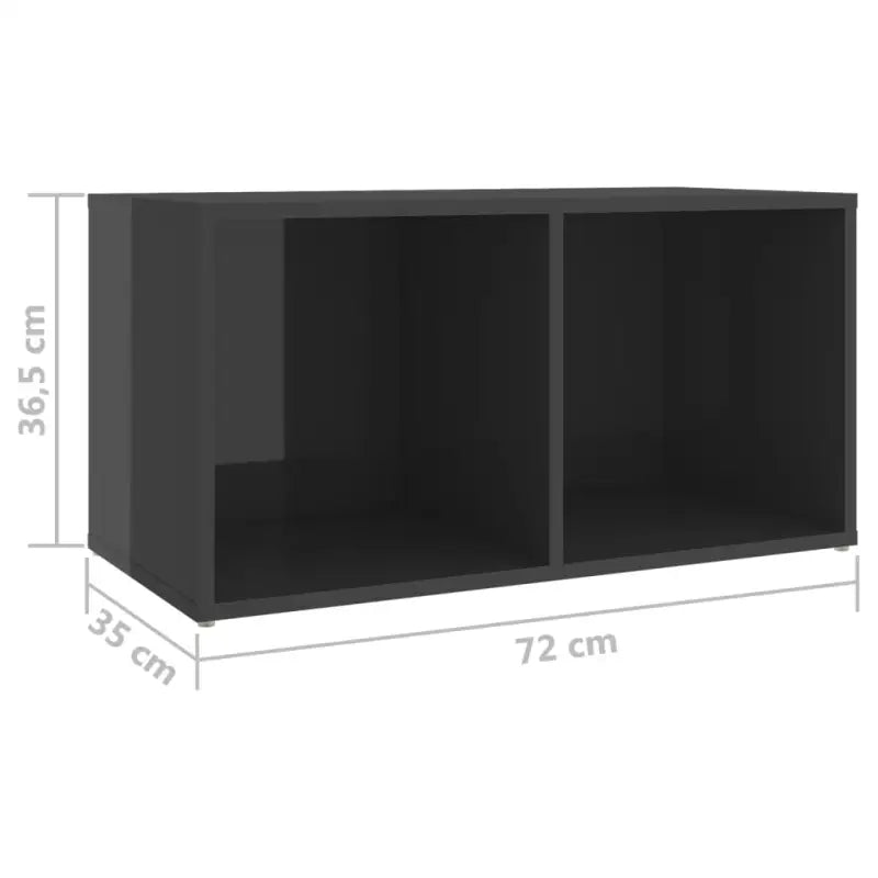 Klassieke Tv-meubels met hoogglans grijs en bewerkt hout design - Tv-meubels