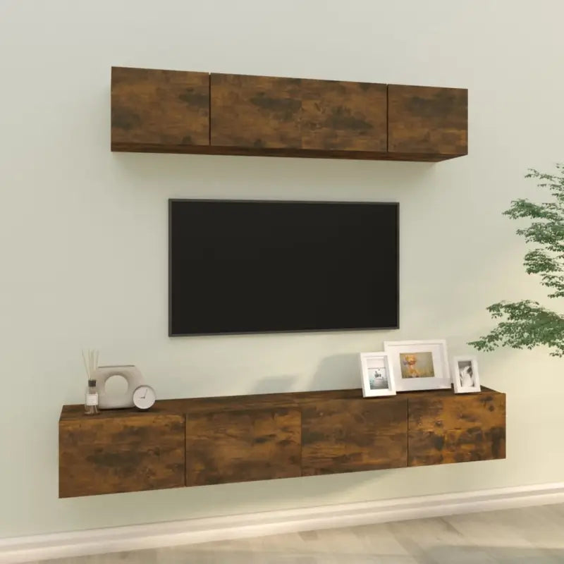 Klassieke Tv-meubels van bewerkt hout met stabiel en stijlvol ontwerp - Tv-meubels