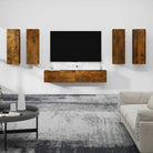 Klassieke TV-meubels van bewerkt hout met trendy en praktische design - Tv-meubels