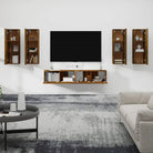Klassieke TV-meubels van bewerkt hout met trendy en praktische design - Tv-meubels