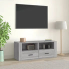 Klassieke tv-meubels van bewerkt hout voor een stijlvolle woonkamer - Grijs sonoma / 1 - Tv-meubels