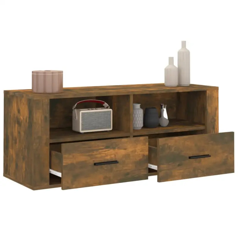 Klassieke tv-meubels van bewerkt hout voor een stijlvolle woonkamer - Tv-meubels