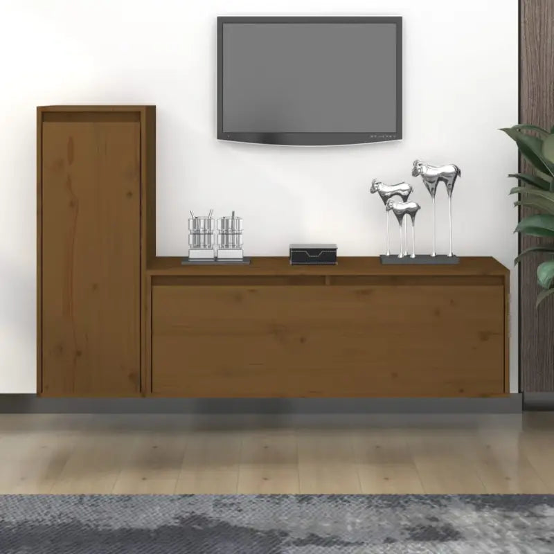 Klassieke TV-meubels van massief grenenhout voor een stijlvolle kamer - Tv-meubels