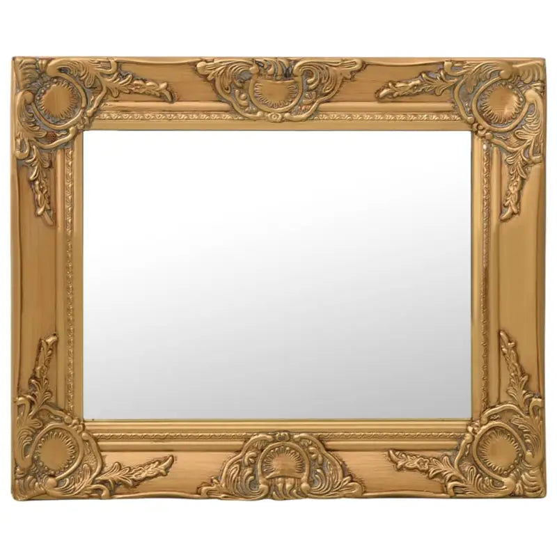 Klassieke wandspiegel met sierlijk barokframe - Goud / 50 x 40 cm / 1 - Spiegels