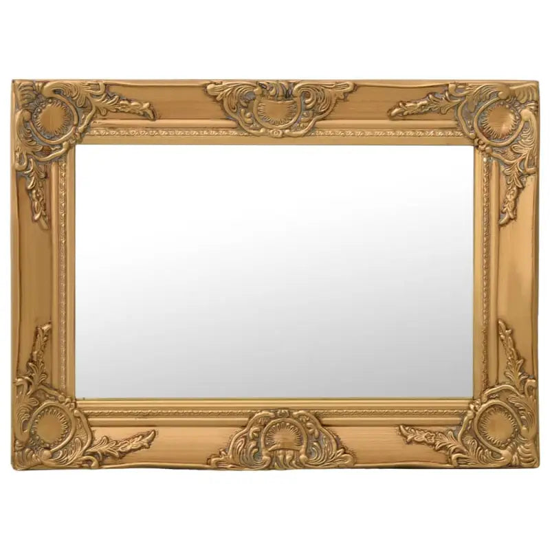 Klassieke wandspiegel met sierlijk barokframe - Goud / 60 x 40 cm / 1 - Spiegels