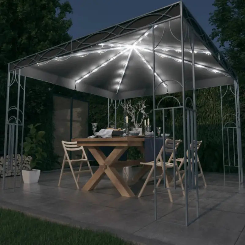 Klassieker en elegant partytent voor buitenactiviteiten - Antraciet / 300 x 300 cm / 1 - Partytenten & prieëlen