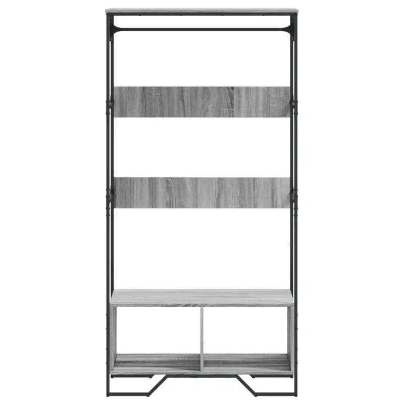 Kledingkast 90X50X180 Cm Bewerkt Hout Eikenkleurig