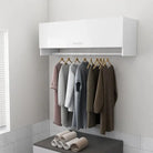 Kledingkast van bewerkt hout met kleur en stevige constructie - Hoogglans wit / 100 x 32.5 x 35 cm / 1 - Kledingkasten