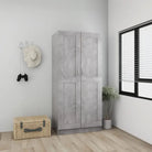 Kledingkast van bewerkt hout voor elegante en praktische opbergruimte - Kledingkasten