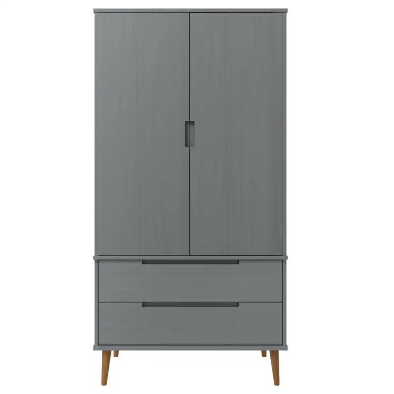 Kledingkast van massief grenenhout met Scandinavisch design - Kledingkasten