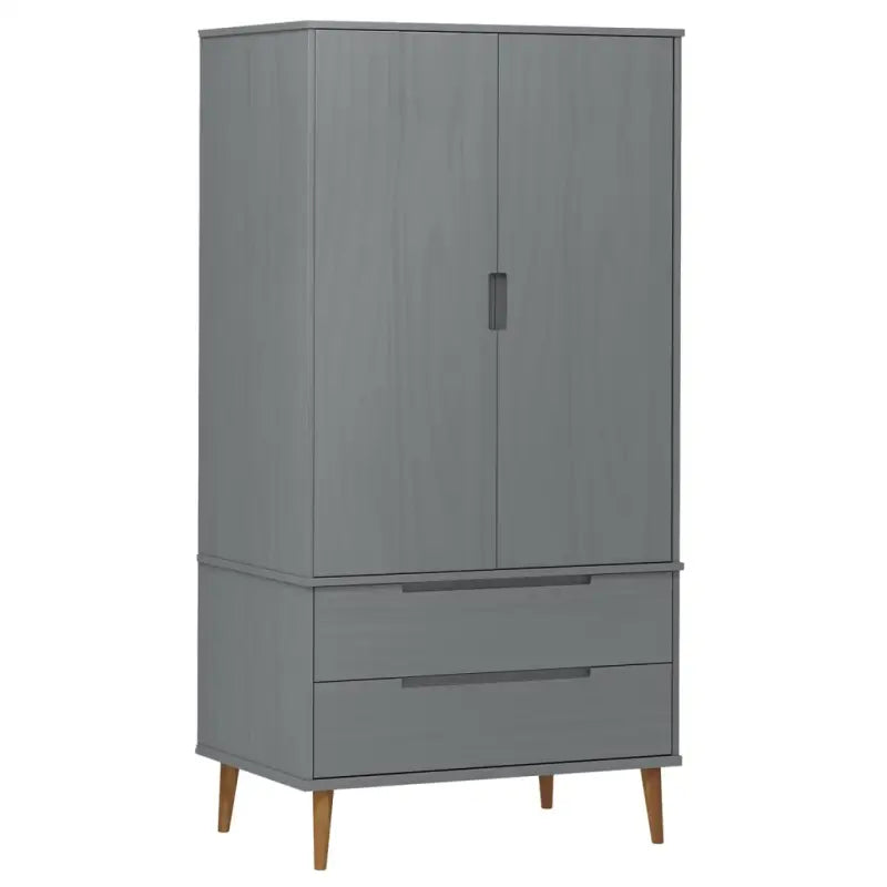 Kledingkast van massief grenenhout met Scandinavisch design - Kledingkasten