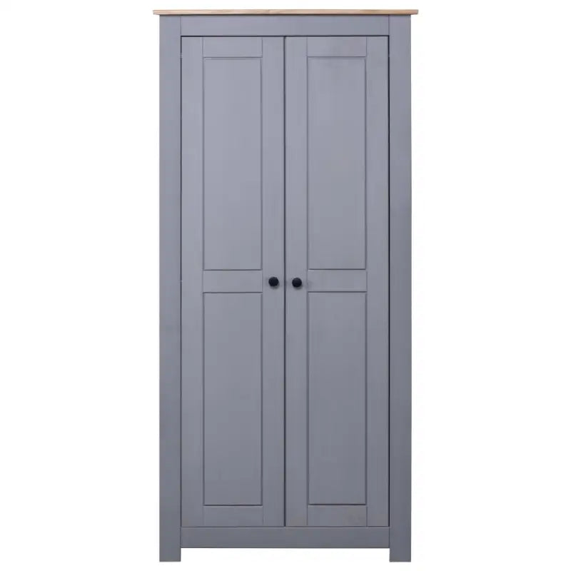 Kledingkast van massief grenenhout voor een overzichtelijke slaapkamer - Kledingkasten