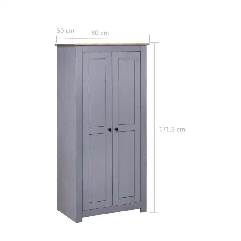 Kledingkast van massief grenenhout voor een overzichtelijke slaapkamer - Kledingkasten