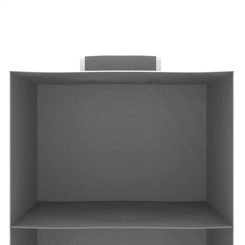 Kledingorganisers Hangend Met 4 Schappen Stof Grijs