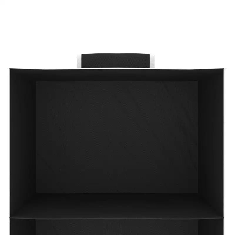 Kledingorganisers Hangend Met 4 Schappen Stof Zwart