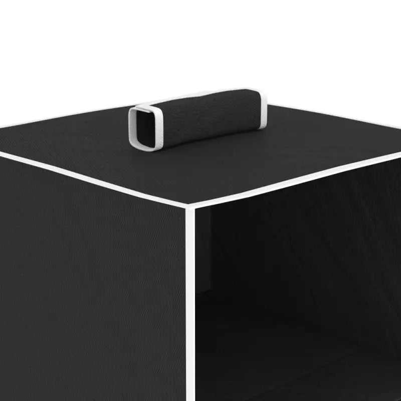 Kledingorganisers Hangend Met 4 Schappen Stof Zwart