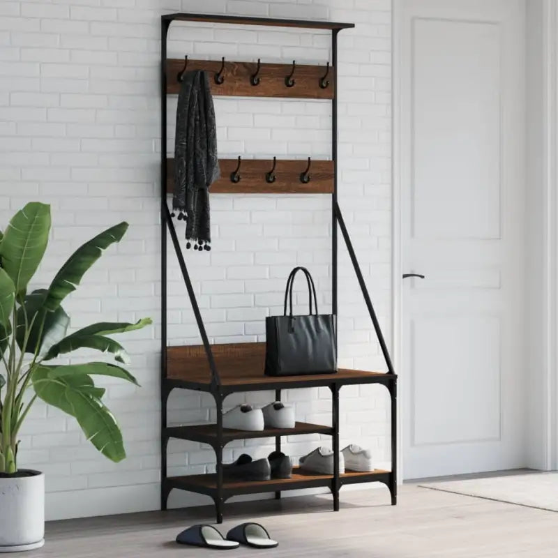 Kledingrek Met Schoenenrek 80X40X184 Cm