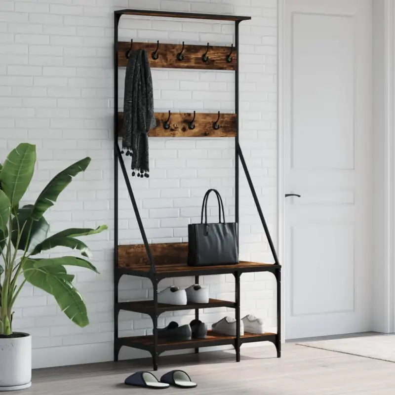 Kledingrek Met Schoenenrek 80X40X184 Cm
