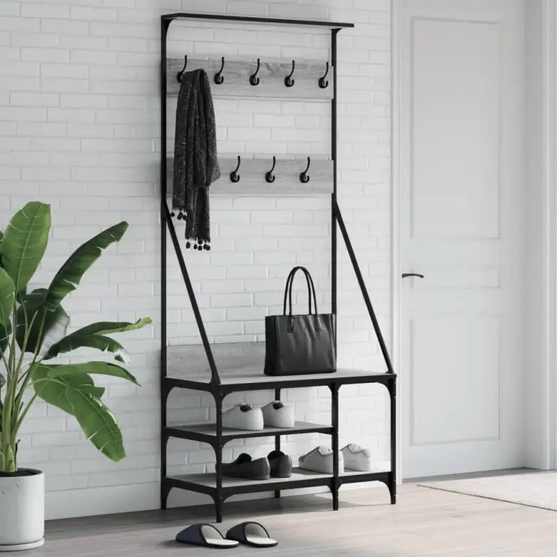 Kledingrek Met Schoenenrek 80X40X184 Cm