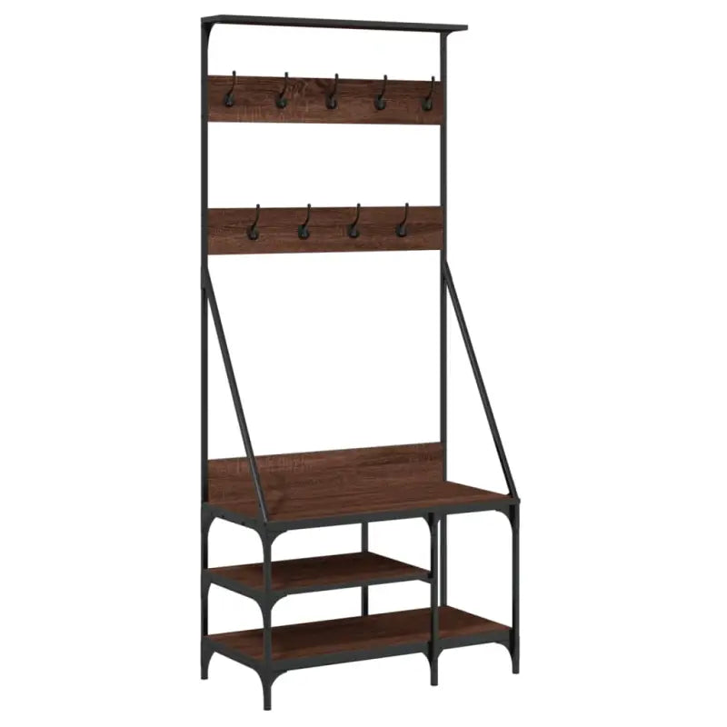 Kledingrek Met Schoenenrek 80X40X184 Cm