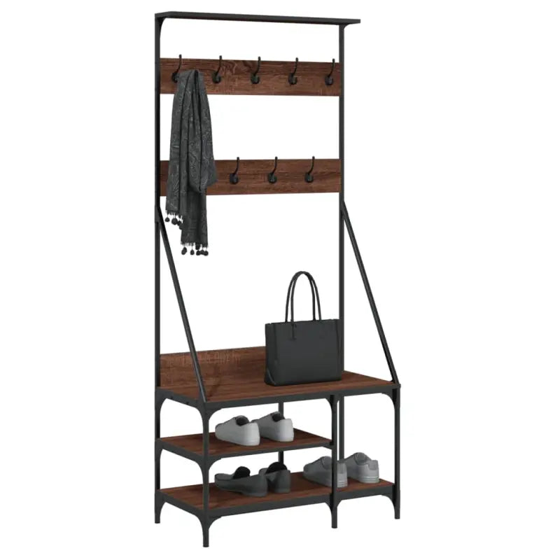 Kledingrek Met Schoenenrek 80X40X184 Cm