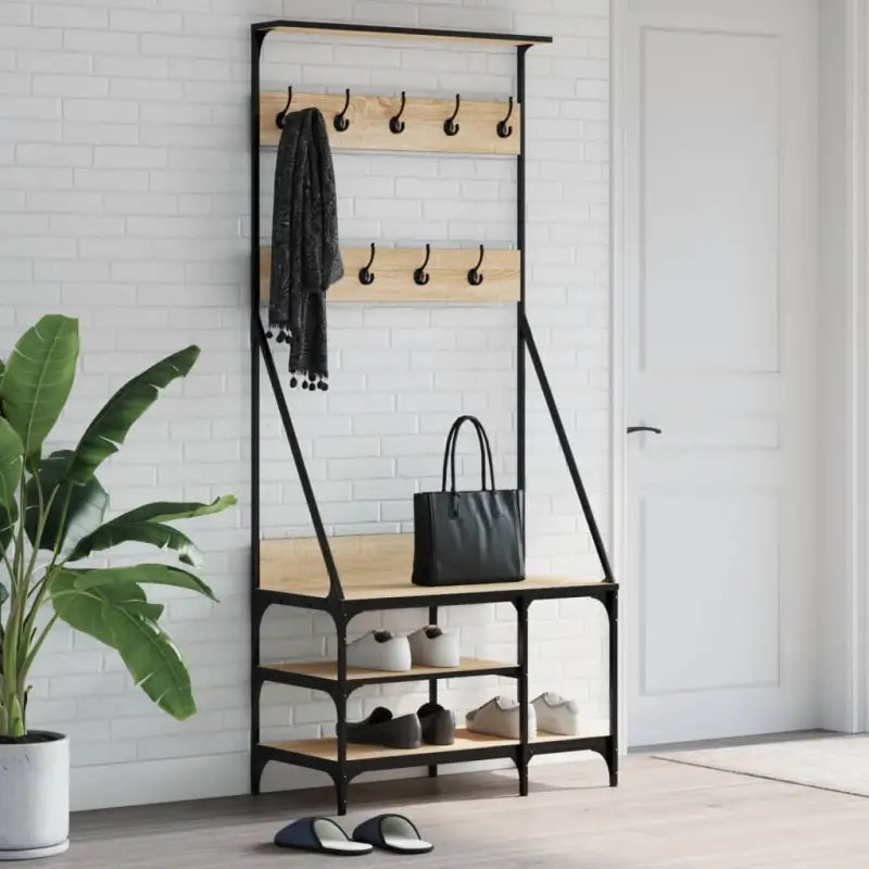 Kledingrek Met Schoenenrek 80X40X184 Cm