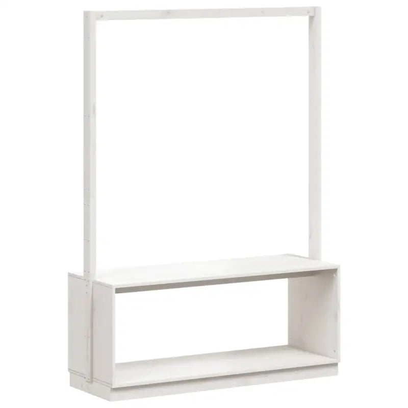 Kledingrek Schoenenkast 113X40X157,5 Cm Massief Grenenhout