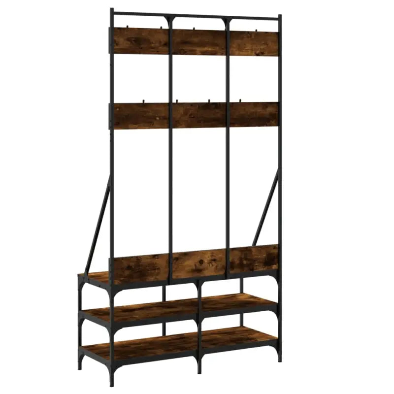 Kledingrek Met Schoenenrek 100X40X184 Cm Kleurig