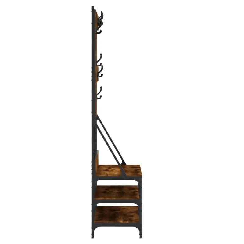 Kledingrek Met Schoenenrek 100X40X184 Cm Kleurig
