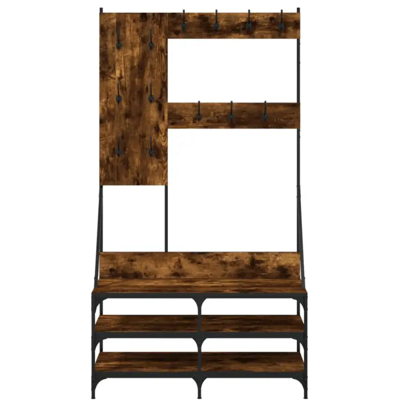 Kledingrek Met Schoenenrek 100X40X184 Cm Kleurig