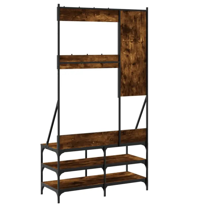Kledingrek Met Schoenenrek 100X40X184 Cm Kleurig