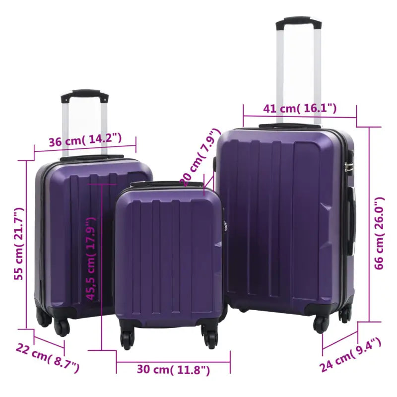 Koffers met levering bevat voor zakelijk en vakantiekoffers - Koffers