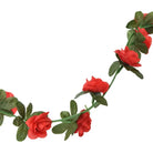 Kransen en slingers met bloemen voor een romantische kerstsfeer - Kransen en slingers
