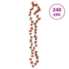 Kransen en slingers met bloemen voor een romantische kerstsfeer - Kransen en slingers