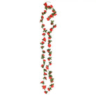 Kransen en slingers met bloemen voor een romantische kerstsfeer - Kransen en slingers