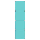 Kubusopbergkast voor kinderen met waterbestendige kunststofpanelen - Groen / 110 x 36.5 x 143.5 cm / 1 - Schoenenrekken