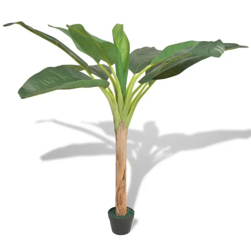 Kunst bananenboom met realistische uitstraling en echt hout - 150 cm / 1 - Kunstplanten