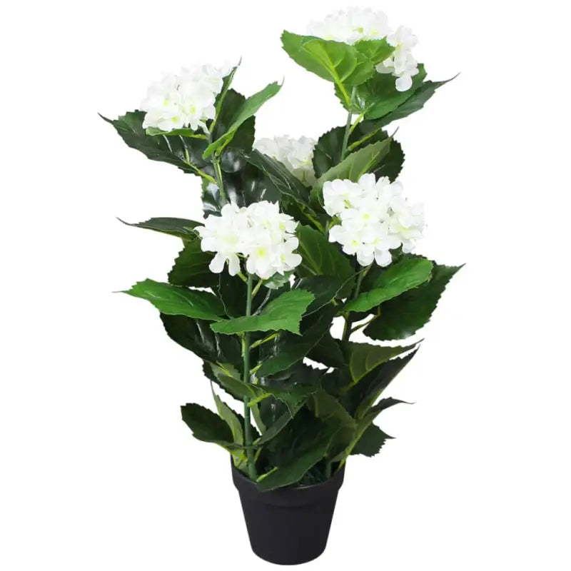 Kunst Calla Lelie voor een Groene Touch in Huis of Kantoor - Wit / 1 / Hortensia/60 cm - Kunstplanten