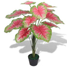 Kunst yucca plant voor een groene touch in je interieur - Groen / 1 / caladium / 85 cm - Kunstplanten
