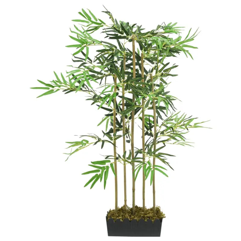 Kunstbamboe plant met kunststof pot voor huis en kantoor decoratie - Kunstplanten
