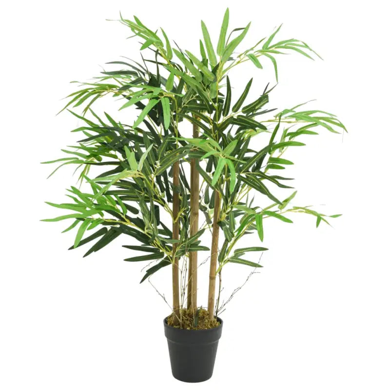 Kunstbamboe plant met kunststof pot voor huis en kantoor decoratie - 80 cm (rond) / 1 - Kunstplanten