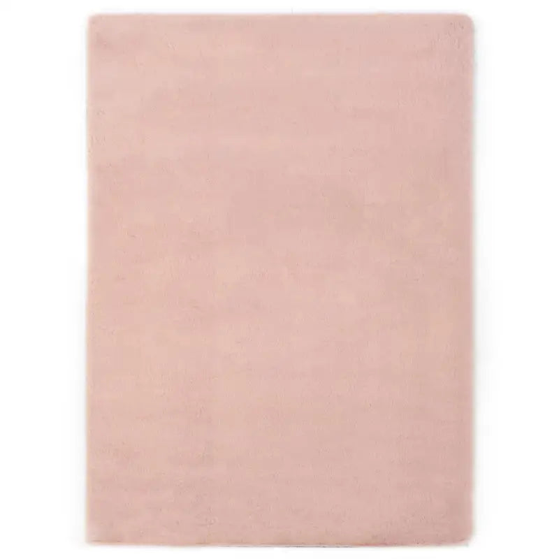 Kunstbont vloerkleed met anti-slip onderkant voor woonkamer en slaapkamer - Oudroze / 160 x 230 cm - Vloerkleden