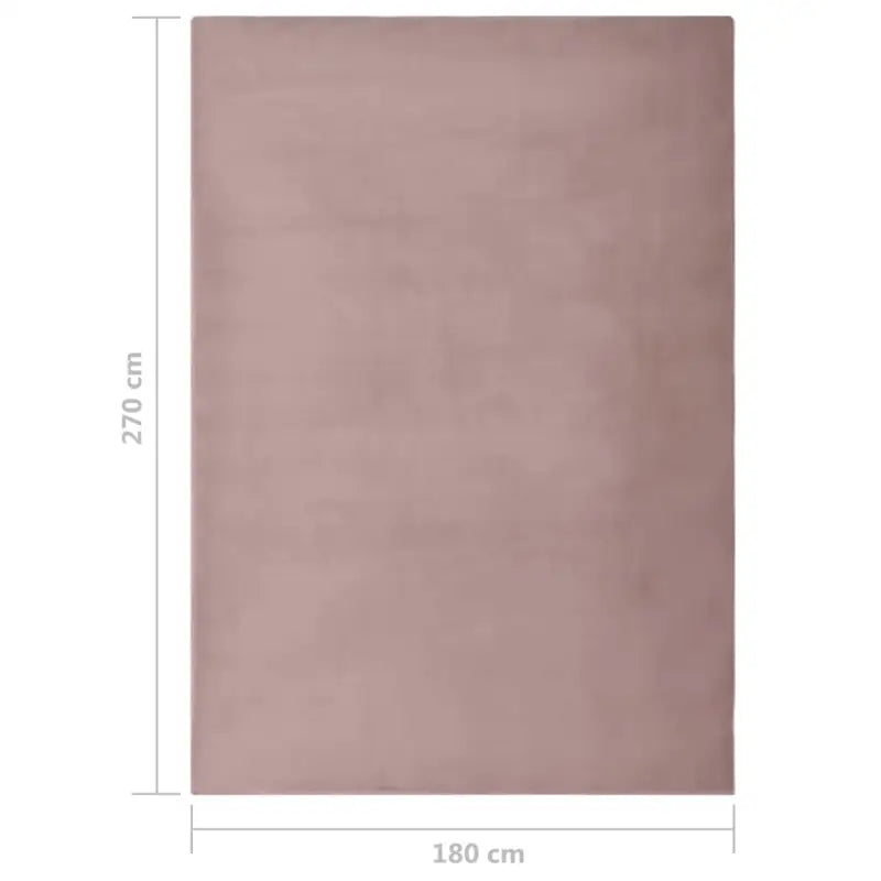 Kunstbont vloerkleed met anti-slip onderkant voor woonkamer en slaapkamer - Vloerkleden