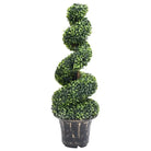 Kunstbuxus Spiraalplant voor binnen en buiten - 29.5 x 100 cm / 1 - Kunstplanten
