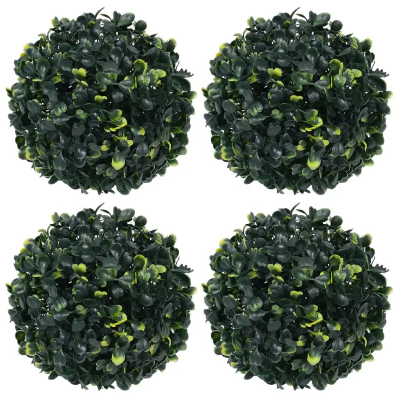 Kunstbuxusbollen set voor binnen en buiten - 12 cm / 1 - Kunstplanten