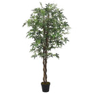 Kunstesdoornboom met kunststof pot voor stijlvolle interieurdecoratie - 150 cm / 1 - Kunstplanten