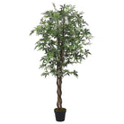 Kunstesdoornboom met kunststof pot voor stijlvolle interieurdecoratie - 80 cm / 1 - Kunstplanten