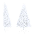 Kunstkerstboom Half met Levensechte Vormen en Uitstraling - Kerstbomen