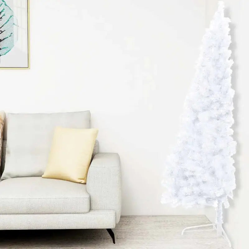 Kunstkerstboom Half met Levensechte Vormen en Uitstraling - Kerstbomen